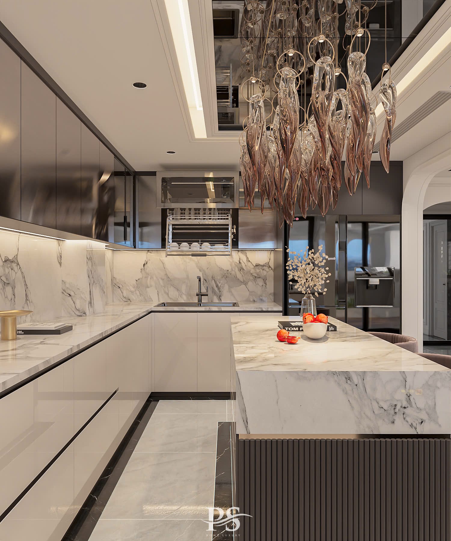 thiết kế nội thất nhà phố tân cổ điển