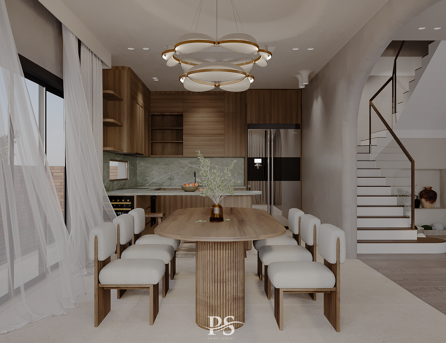 thiết kế nội thất biệt thự độc đáo