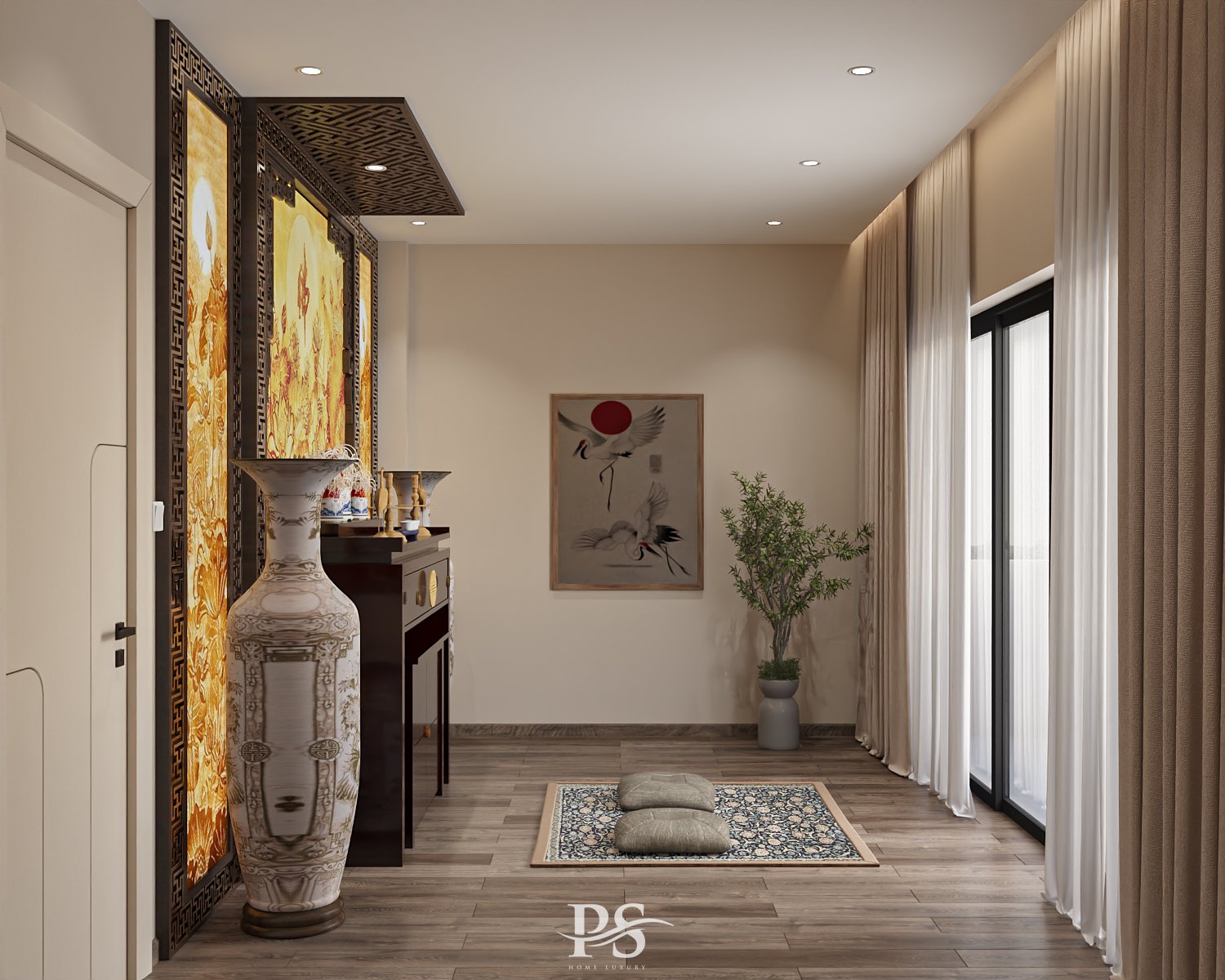 thiết kế nội thất nhà phó sang trọng