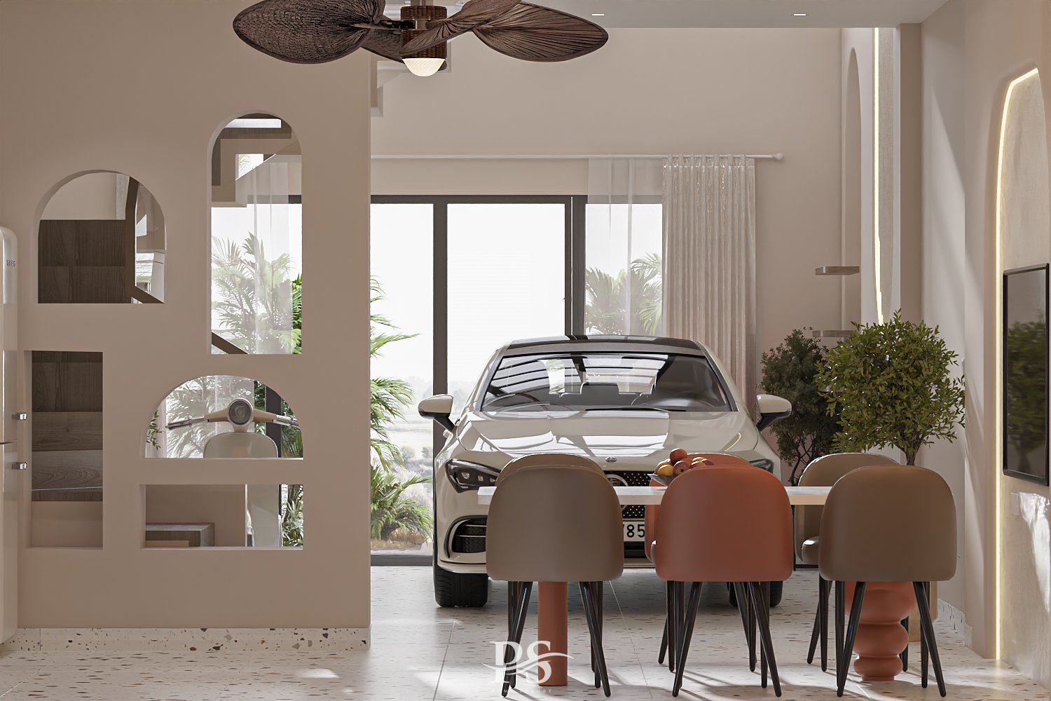 thiết kế nội thất nhà phố Bình Tân