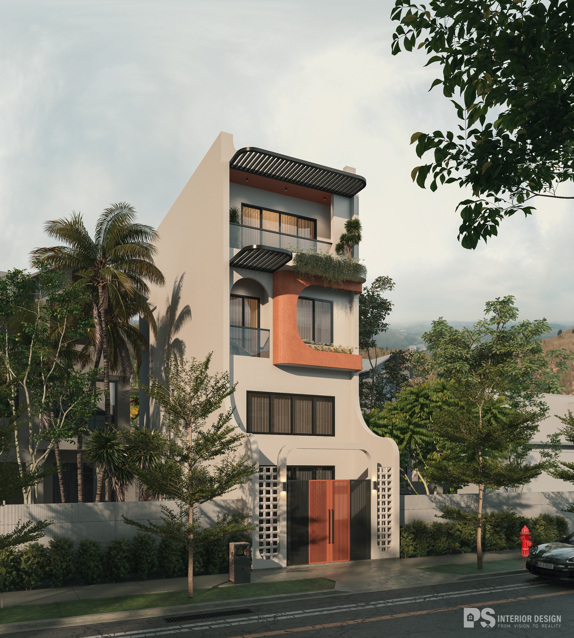 thiết kế nội thất nhà phố Bình Tân