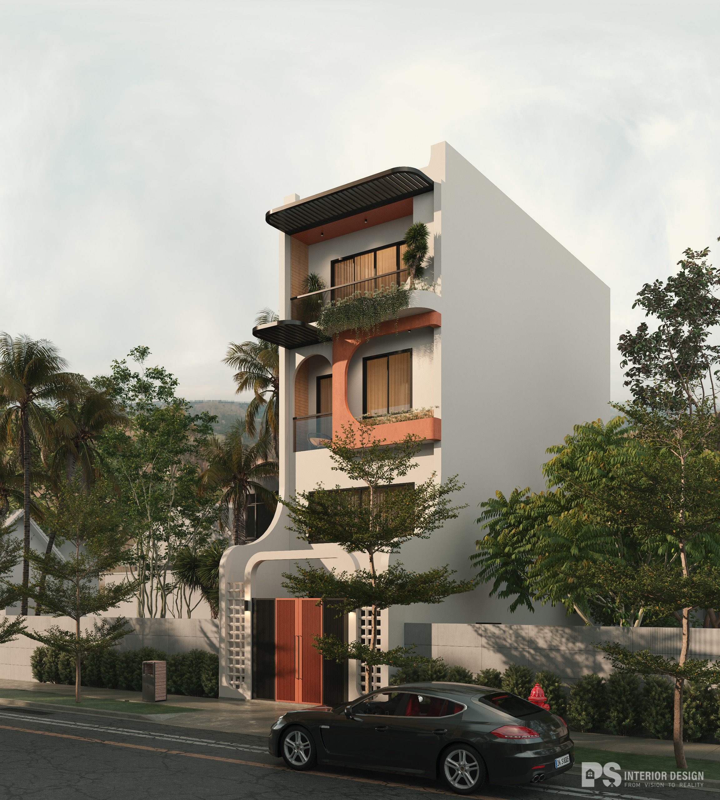 thiết kế nội thất nhà phố Bình Tân