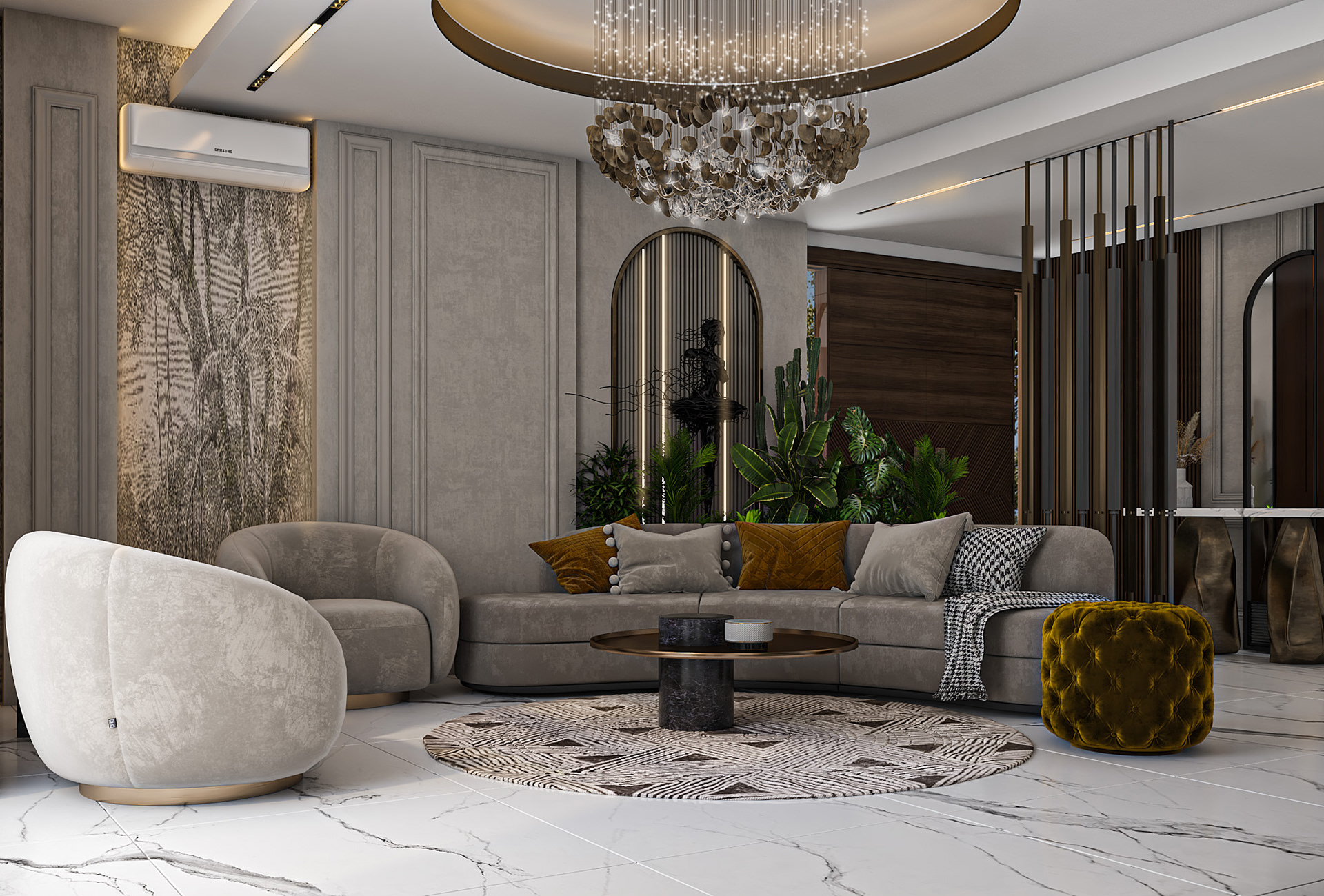 thiết kế nội thất căn hộ Panomax River Villa ấn tượng