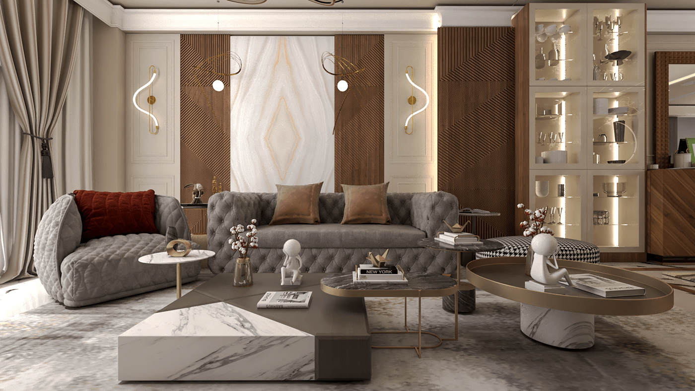 thiết kế nội thất phòng khách