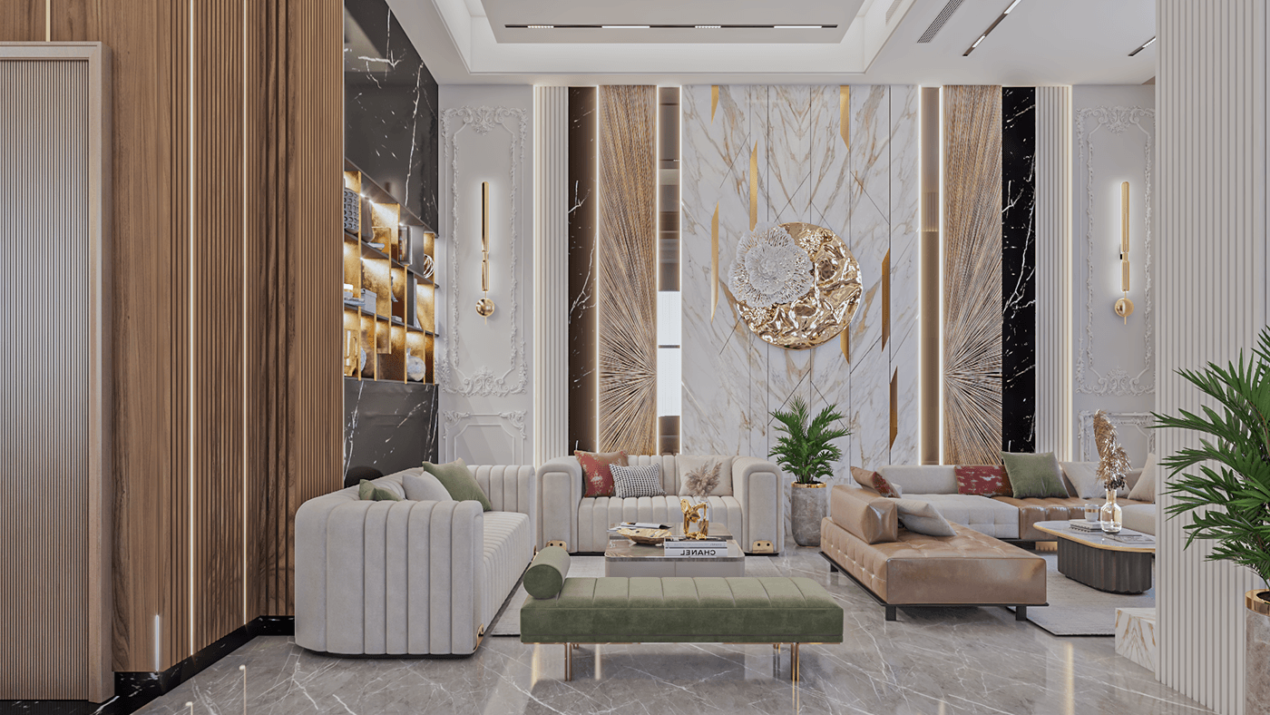 thiết kế nội thất phòng khách
