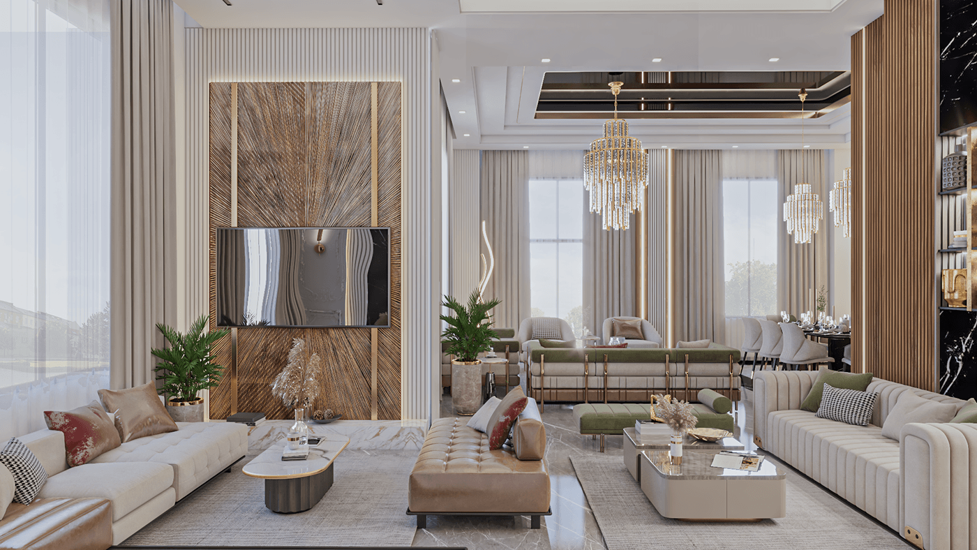 thiết kế nội thất phòng khách