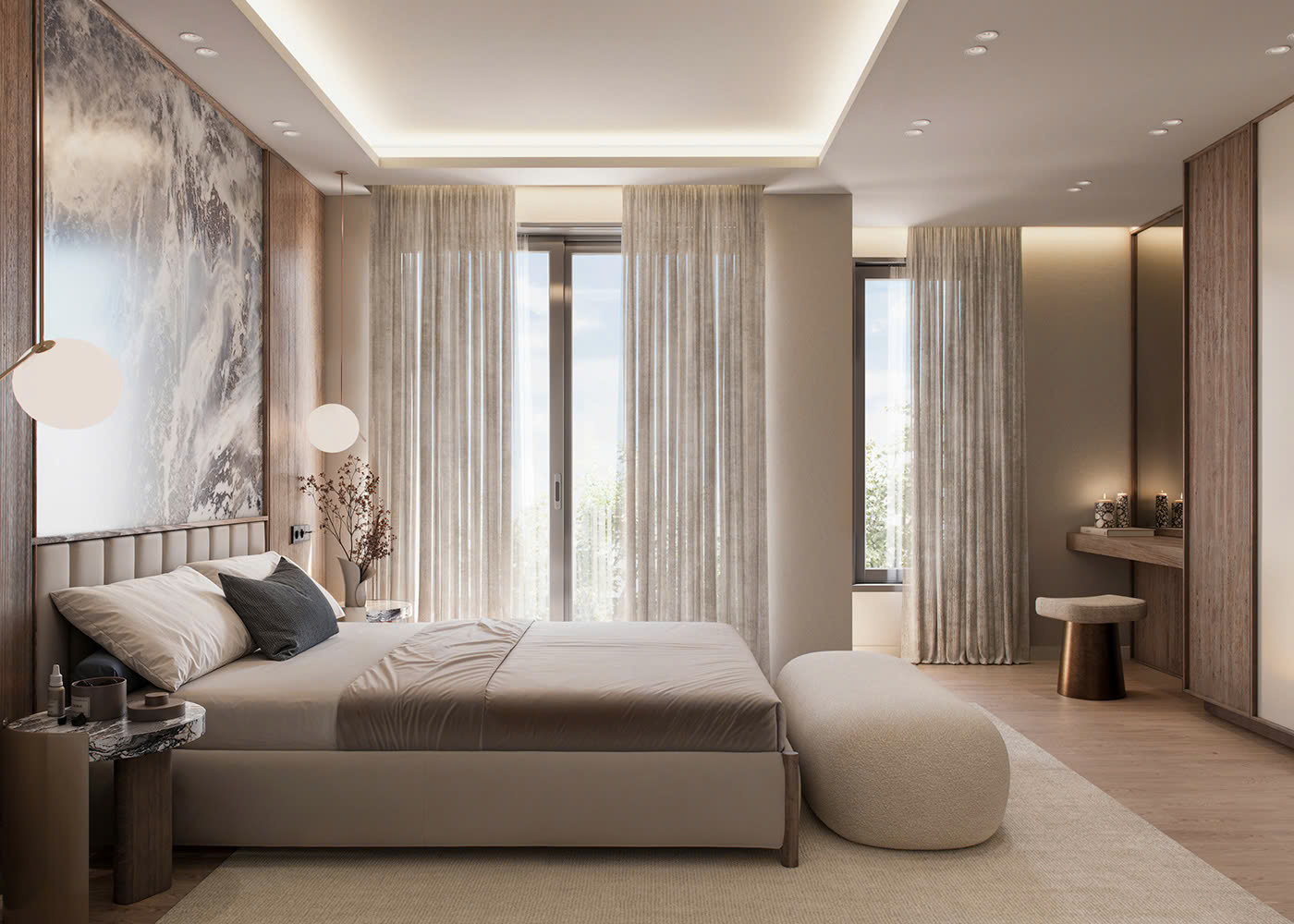 thiết kế nội thất nhà phố hiện đại