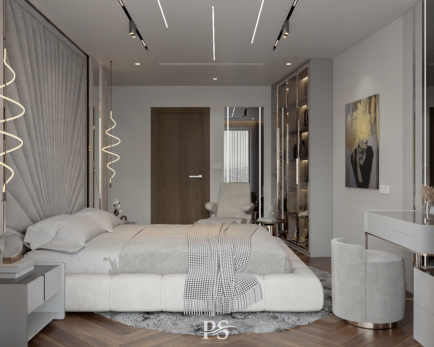 thiết kế nội thất căn hộ hiện đại sang trọng