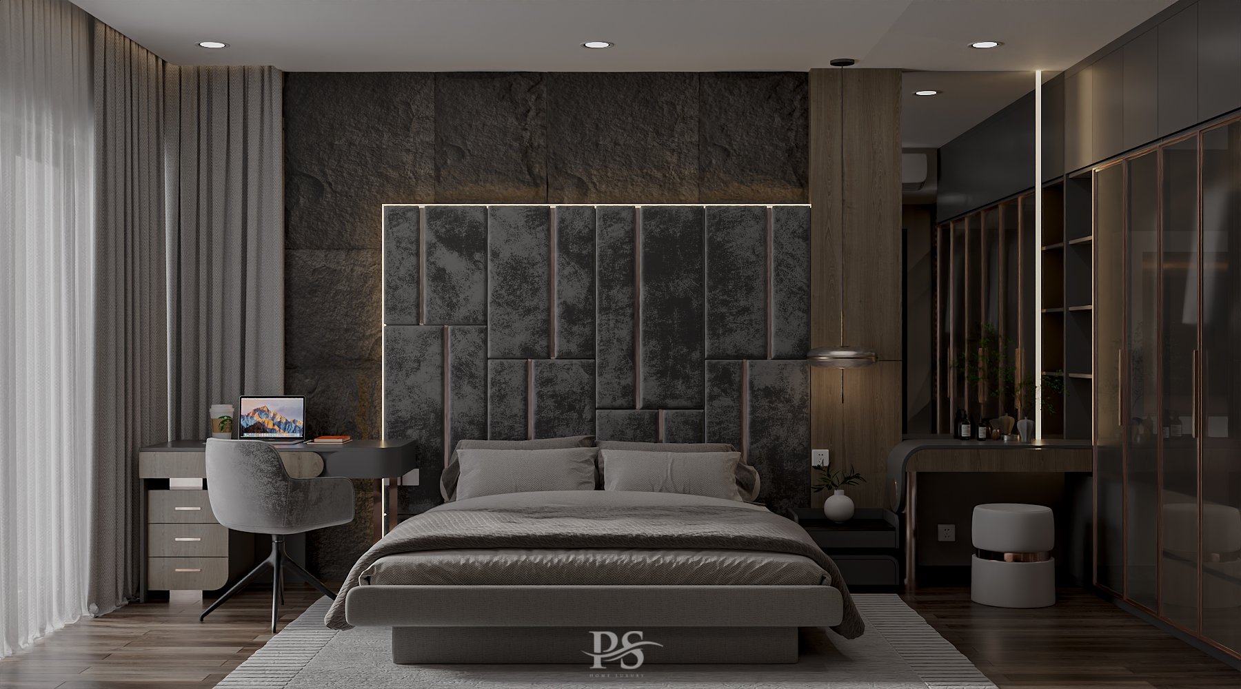 thiết kế nội thất căn hộ Diamond Brilliant Celadon City