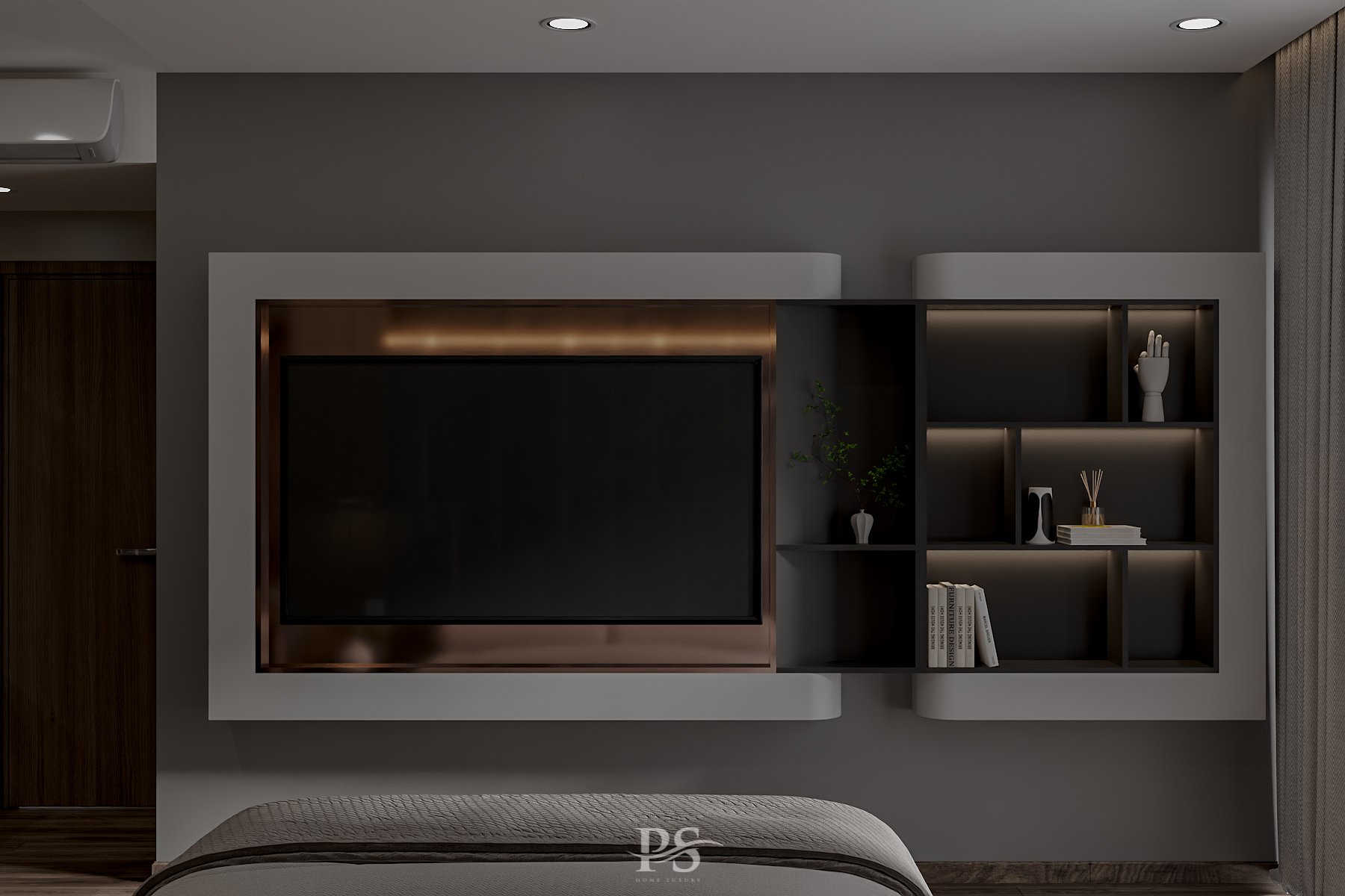 thiết kế nội thất căn hộ Diamond Brilliant Celadon City