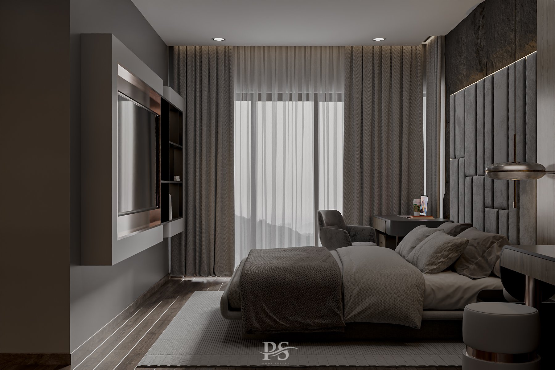 thiết kế nội thất căn hộ Diamond Brilliant Celadon City