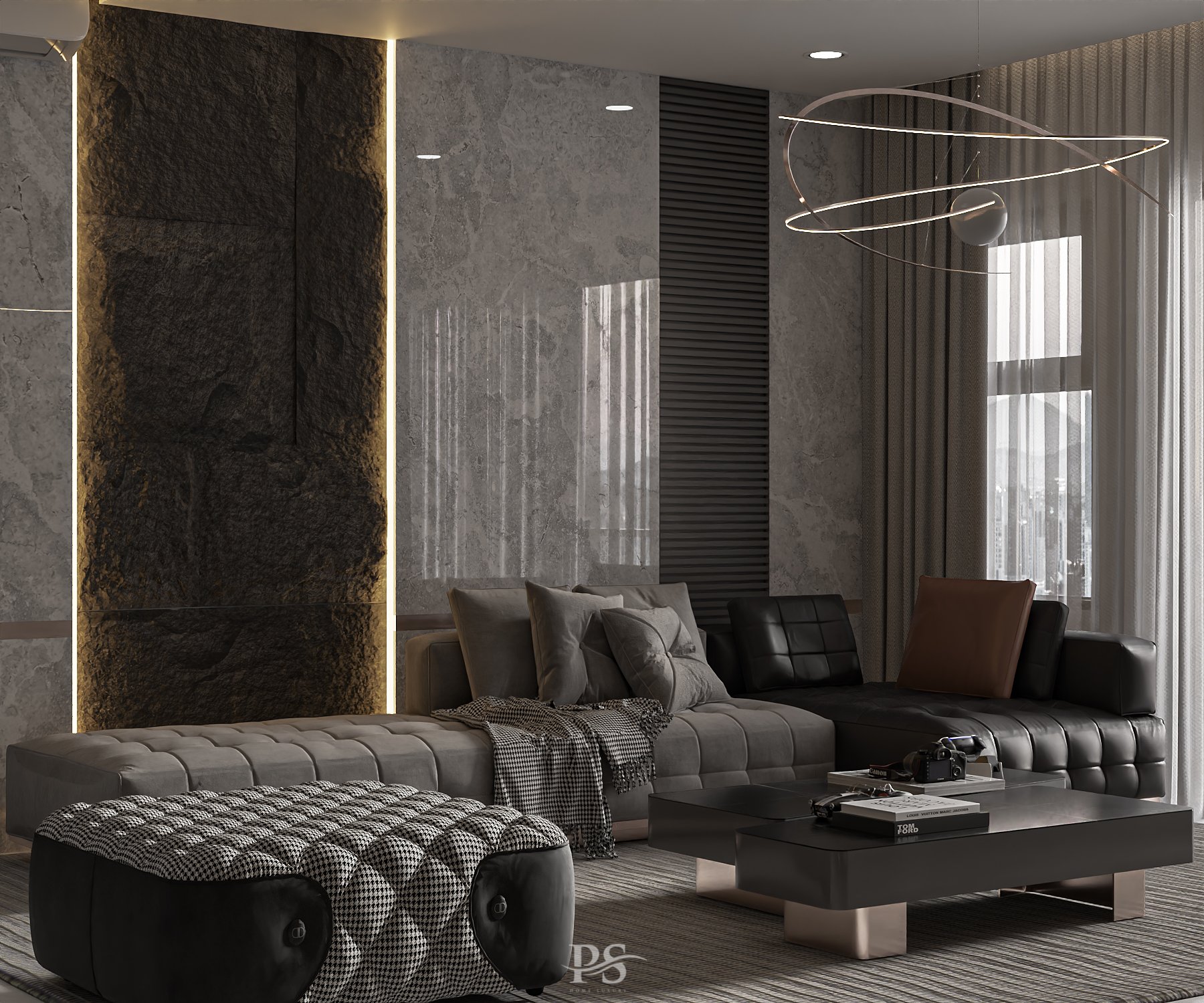 thiết kế nội thất căn hộ Diamond Brilliant Celadon City