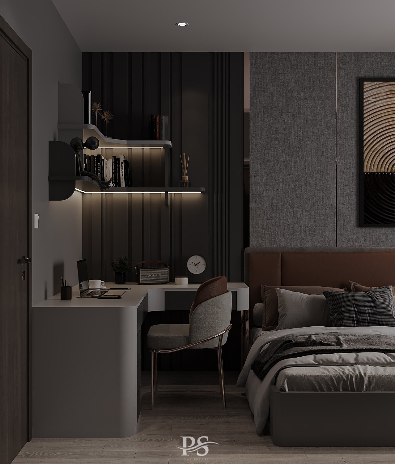 thiết kế nội thất căn hộ Diamond Brilliant Celadon City