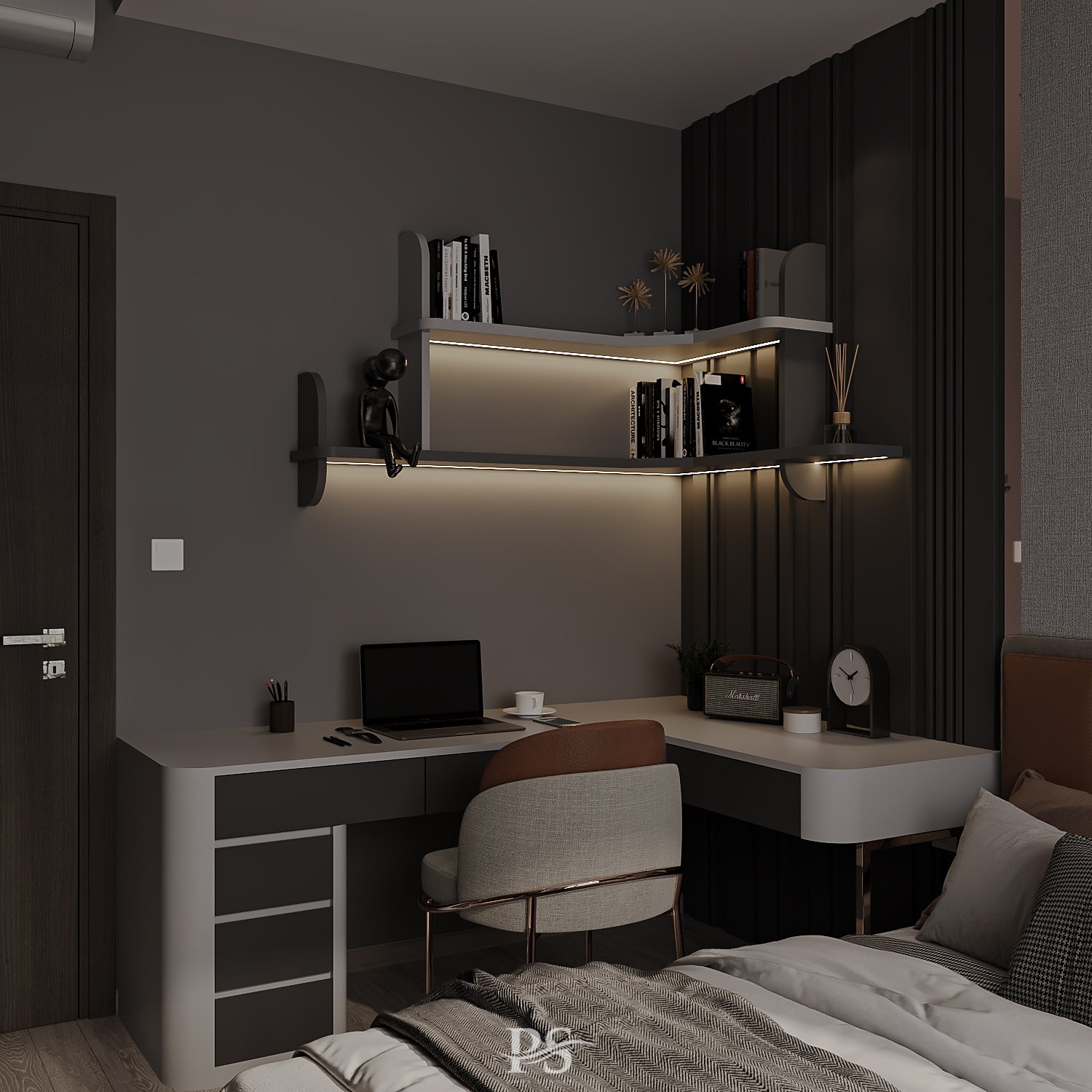 thiết kế nội thất căn hộ Diamond Brilliant Celadon City