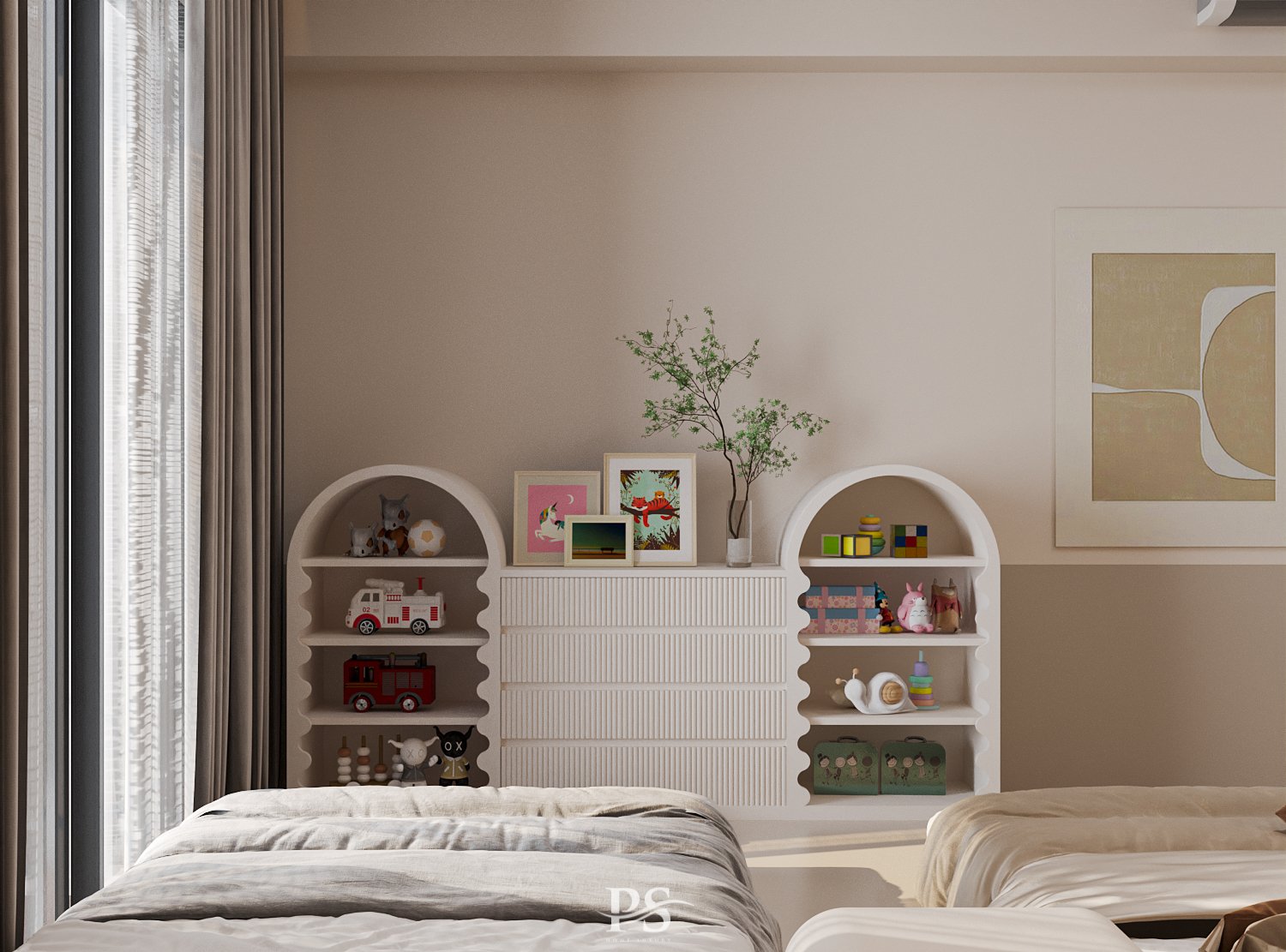 thiết kế nội thất căn hộ Diamond Brilliant Celadon City
