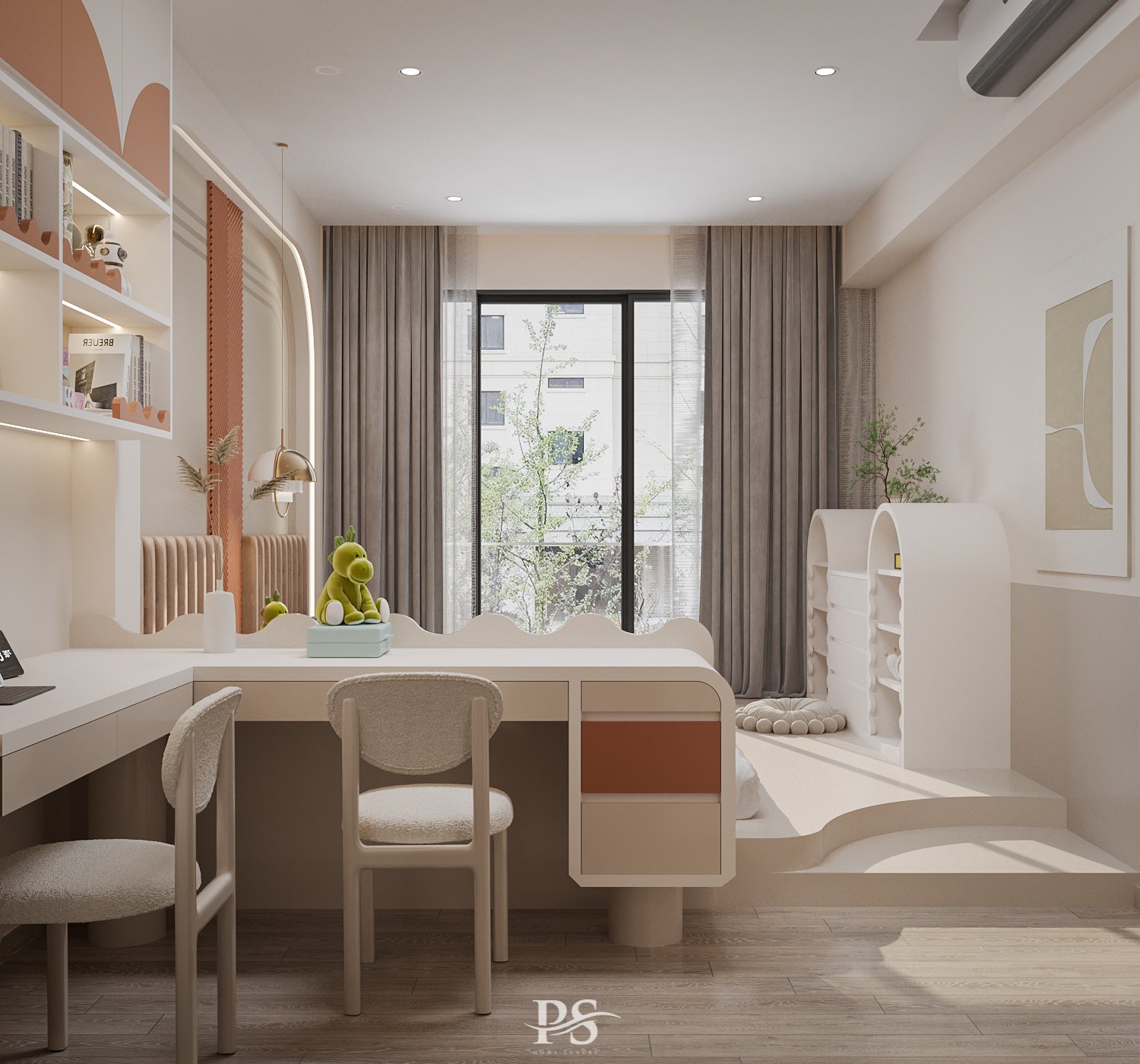 thiết kế nội thất căn hộ Diamond Brilliant Celadon City