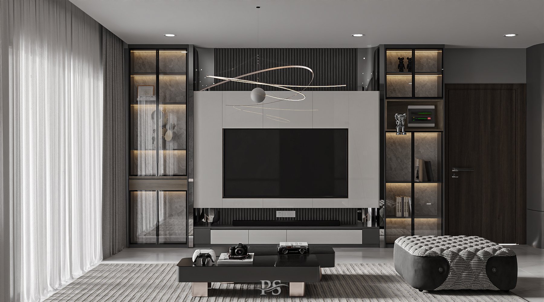 thiết kế nội thất căn hộ Diamond Brilliant Celadon City