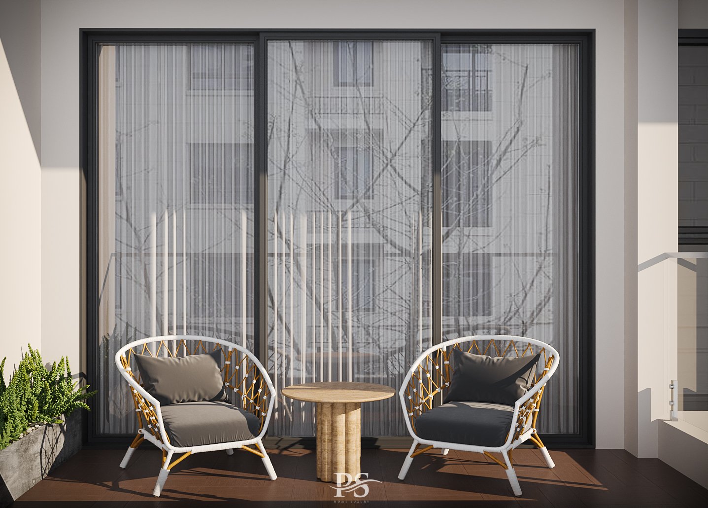 thiết kế nội thất căn hộ Diamond Brilliant Celadon City