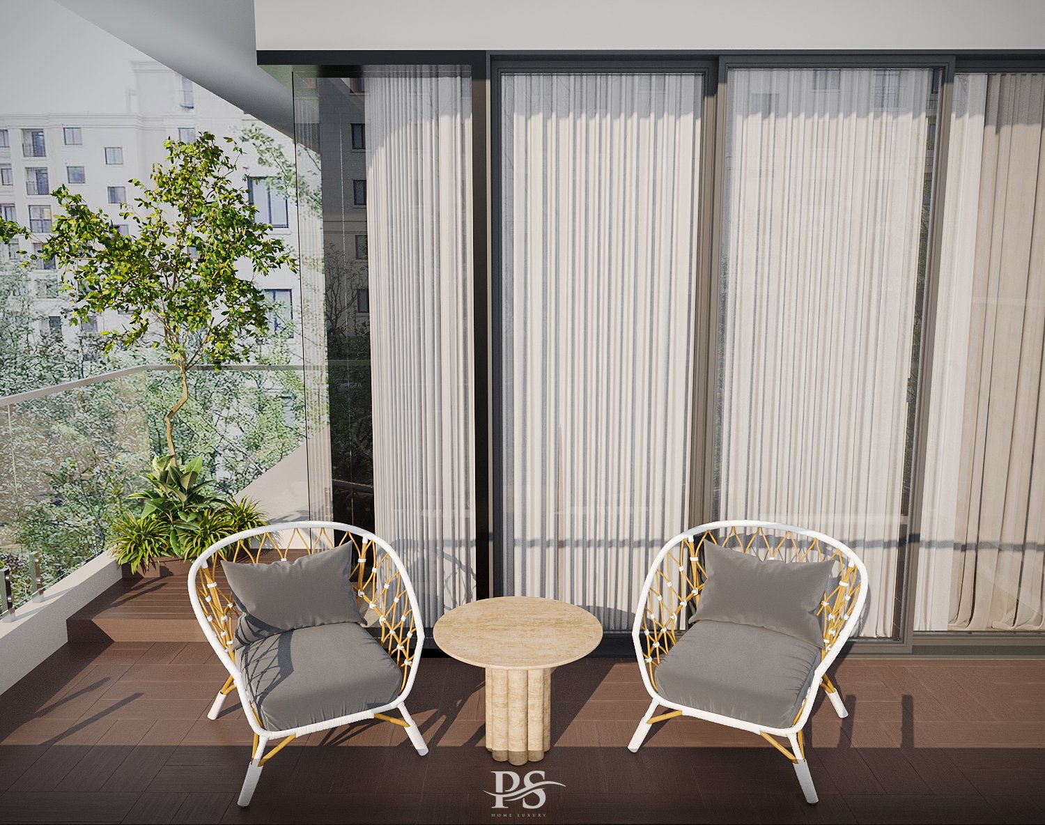 thiết kế nội thất căn hộ Diamond Brilliant Celadon City