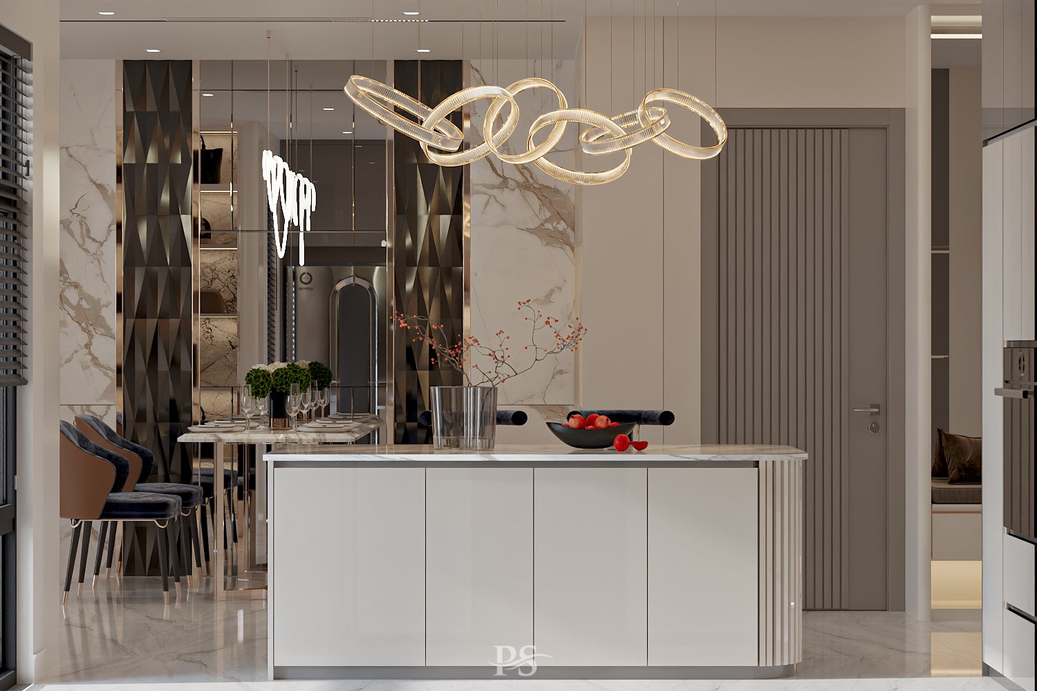 thiết kế nội thất căn hộ hà đô centrosa