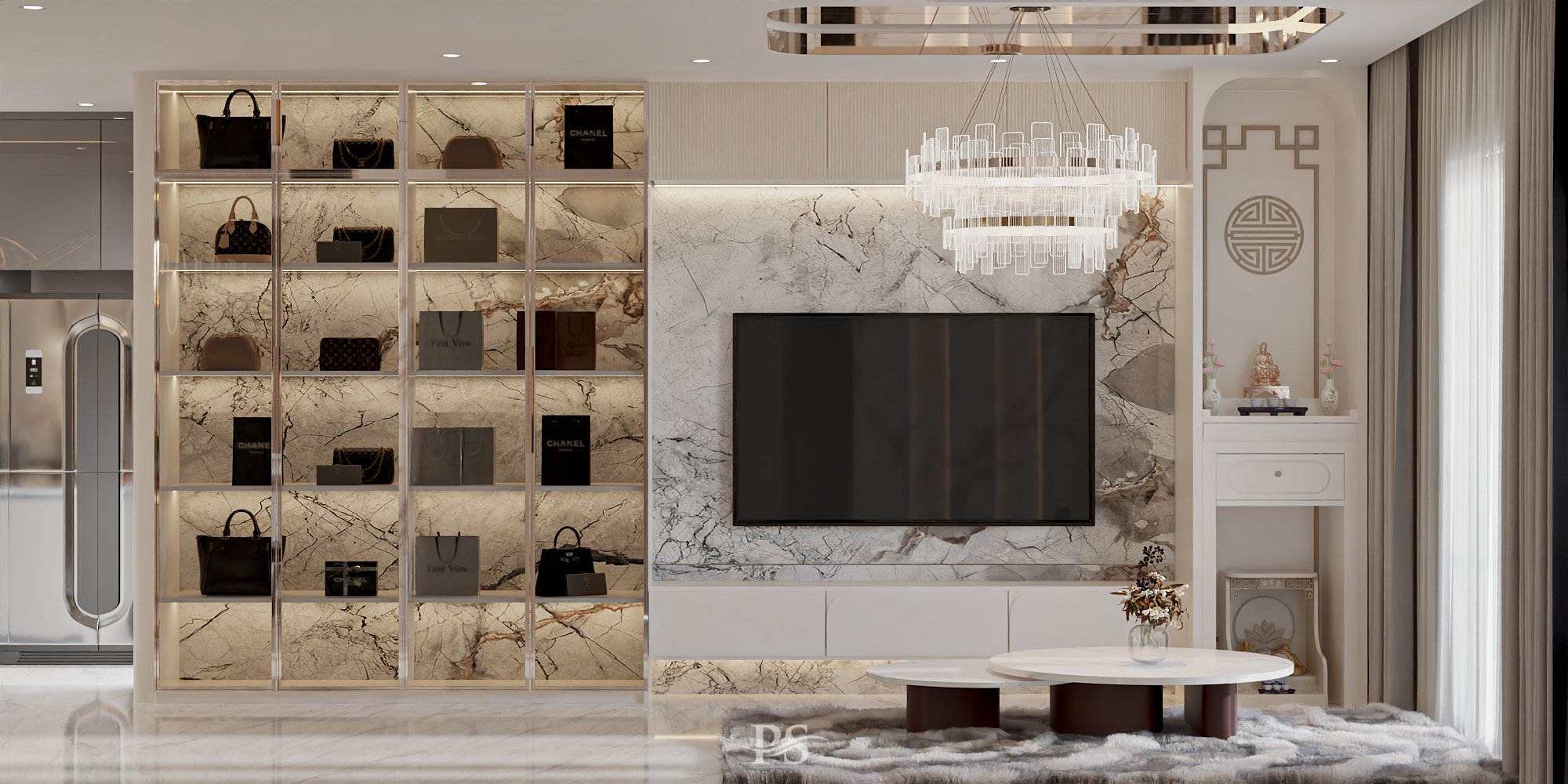 thiết kế nội thất căn hộ hà đô centrosa