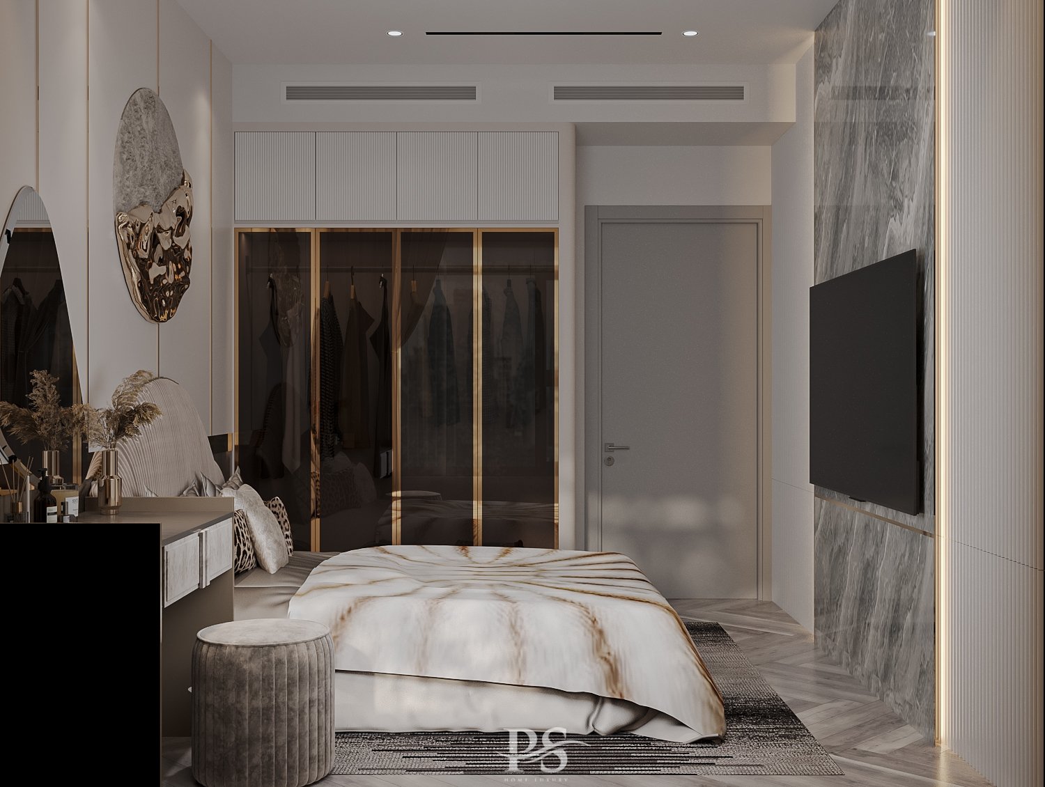 thiết kế nội thất căn hộ hà đô centrosa