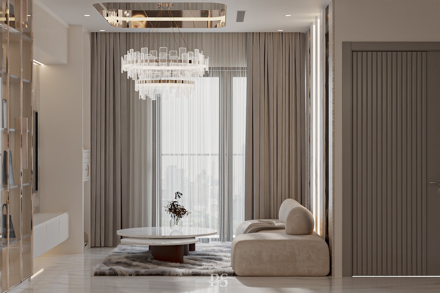 thiết kế nội thất căn hộ hà đô centrosa