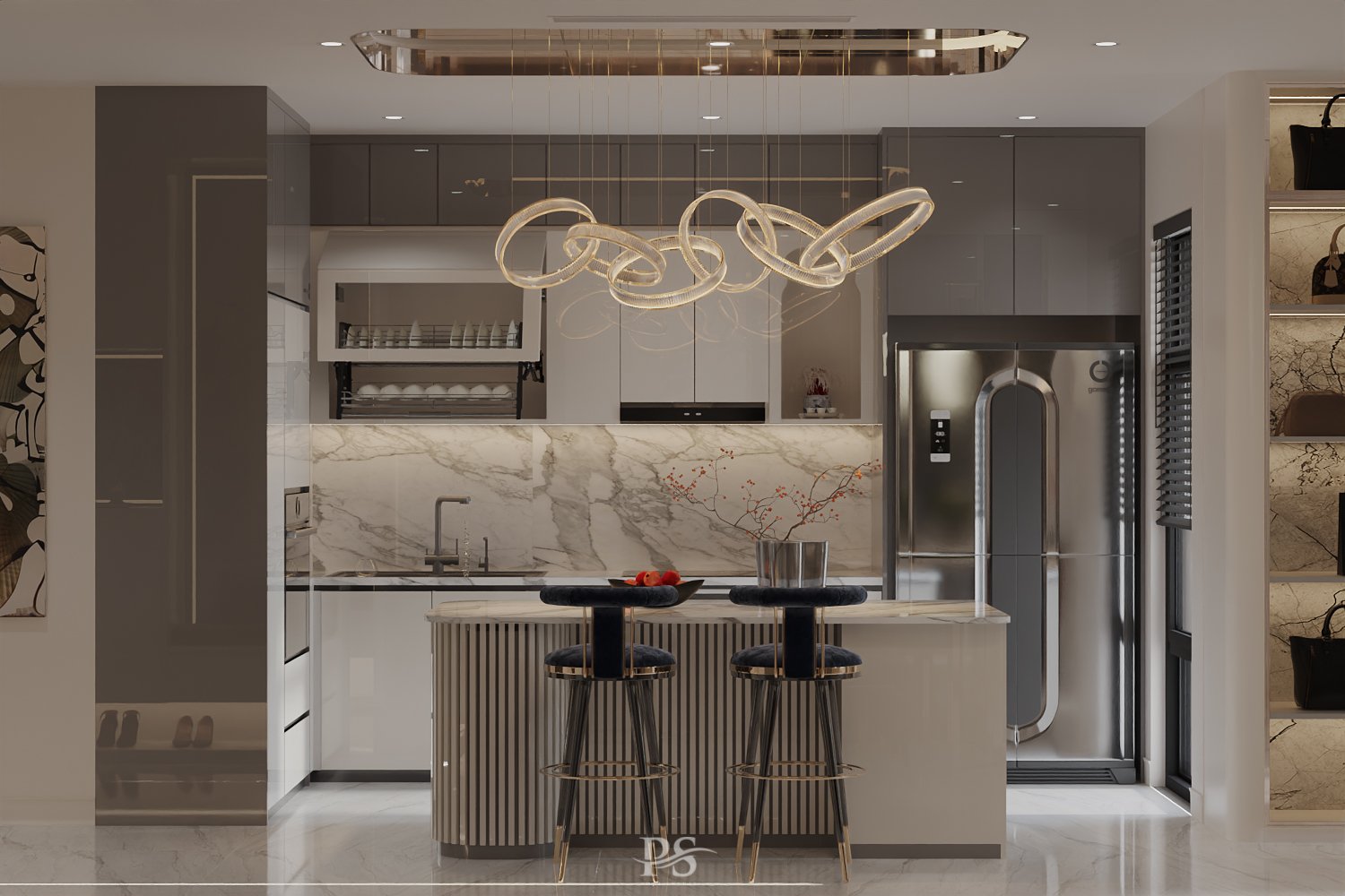 thiết kế nội thất căn hộ hà đô centrosa
