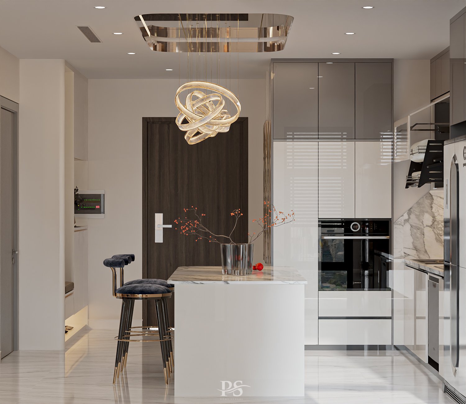 thiết kế nội thất căn hộ hà đô centrosa