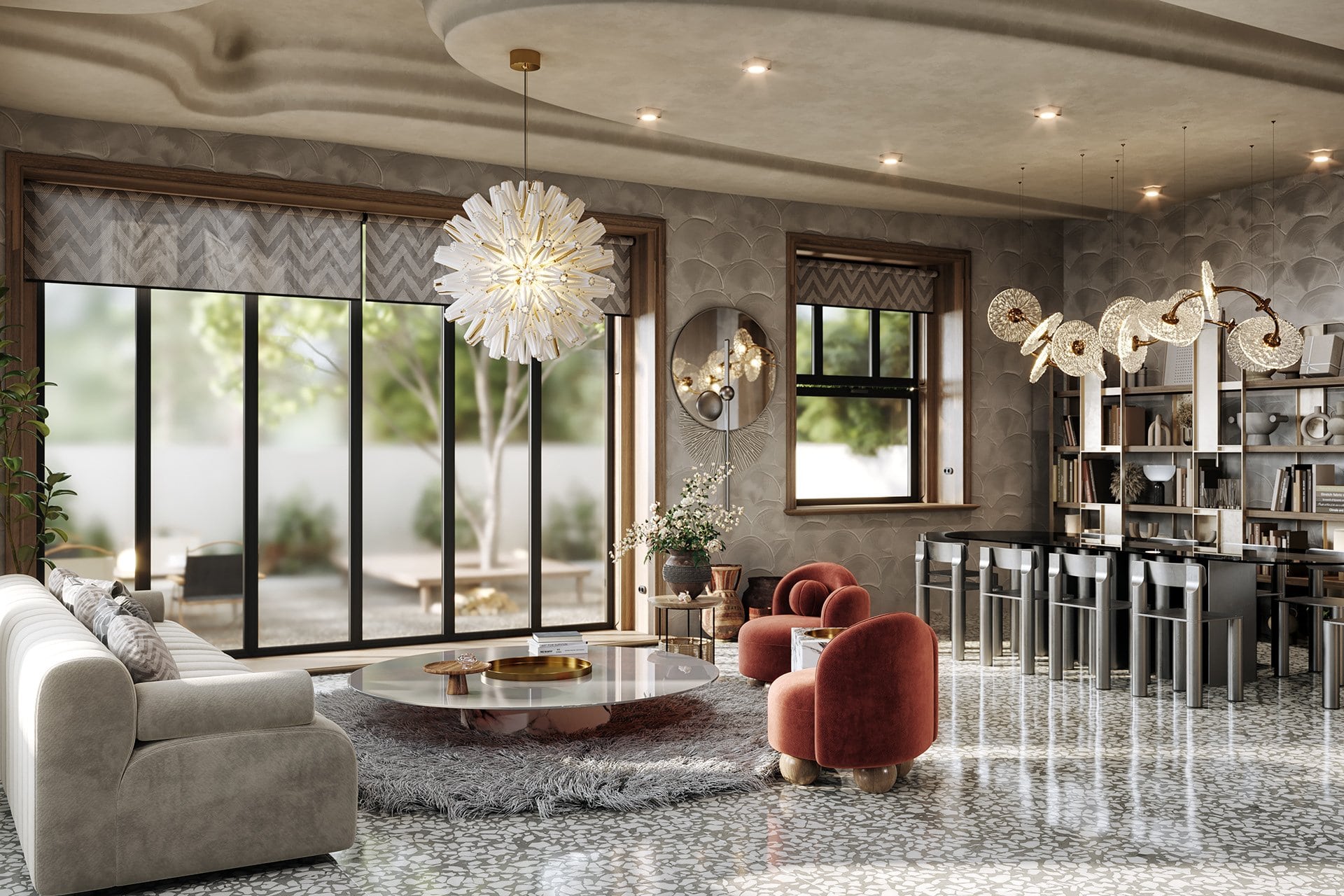 thiết kế nội thất modern luxury