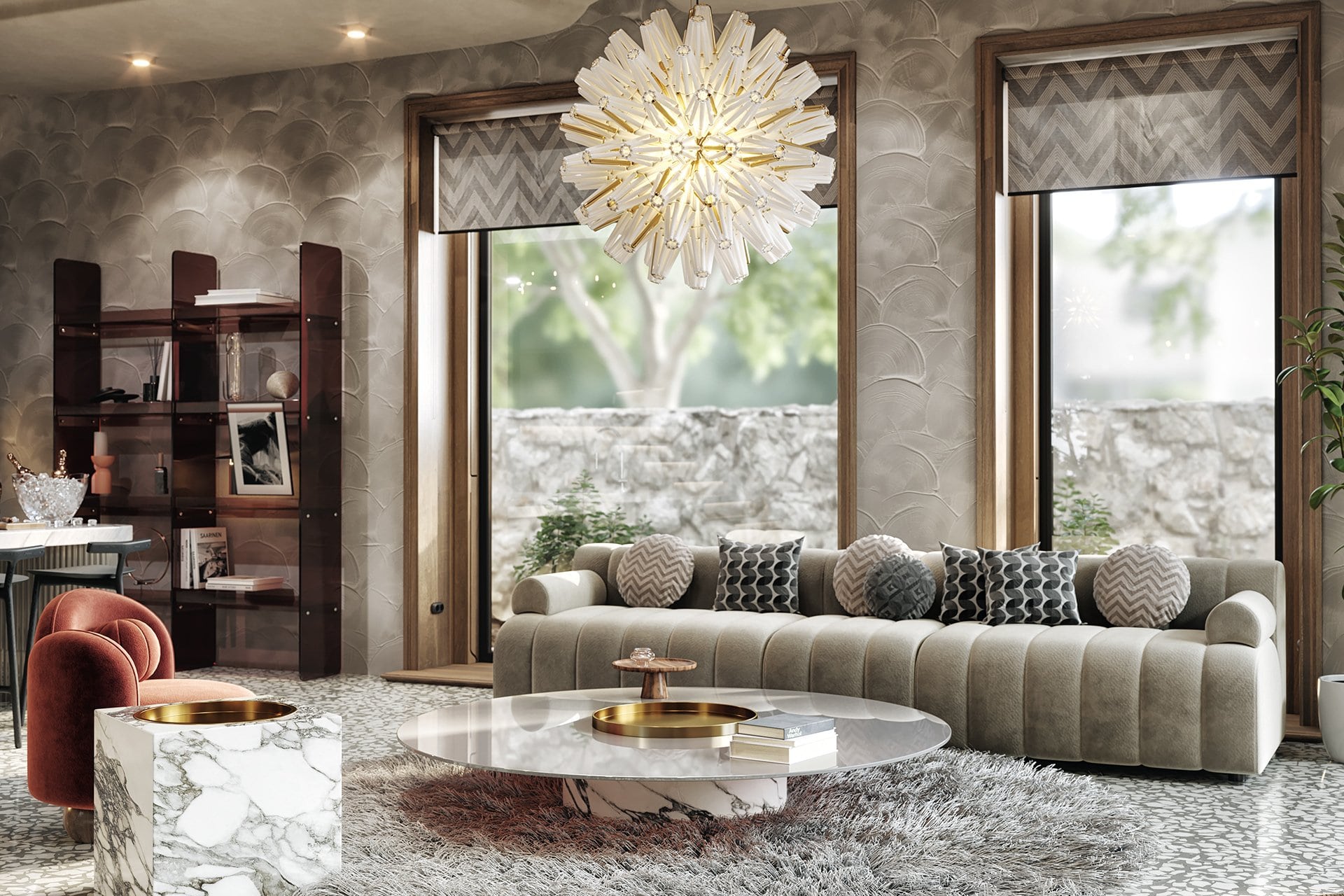 thiết kế nội thất modern luxury