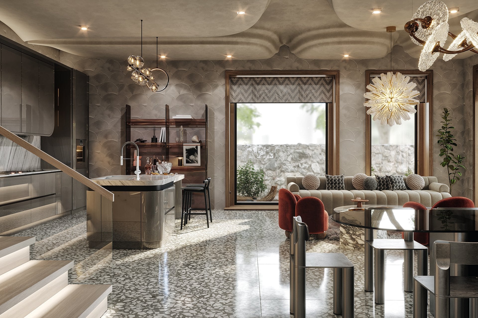 thiết kế nội thất modern luxury