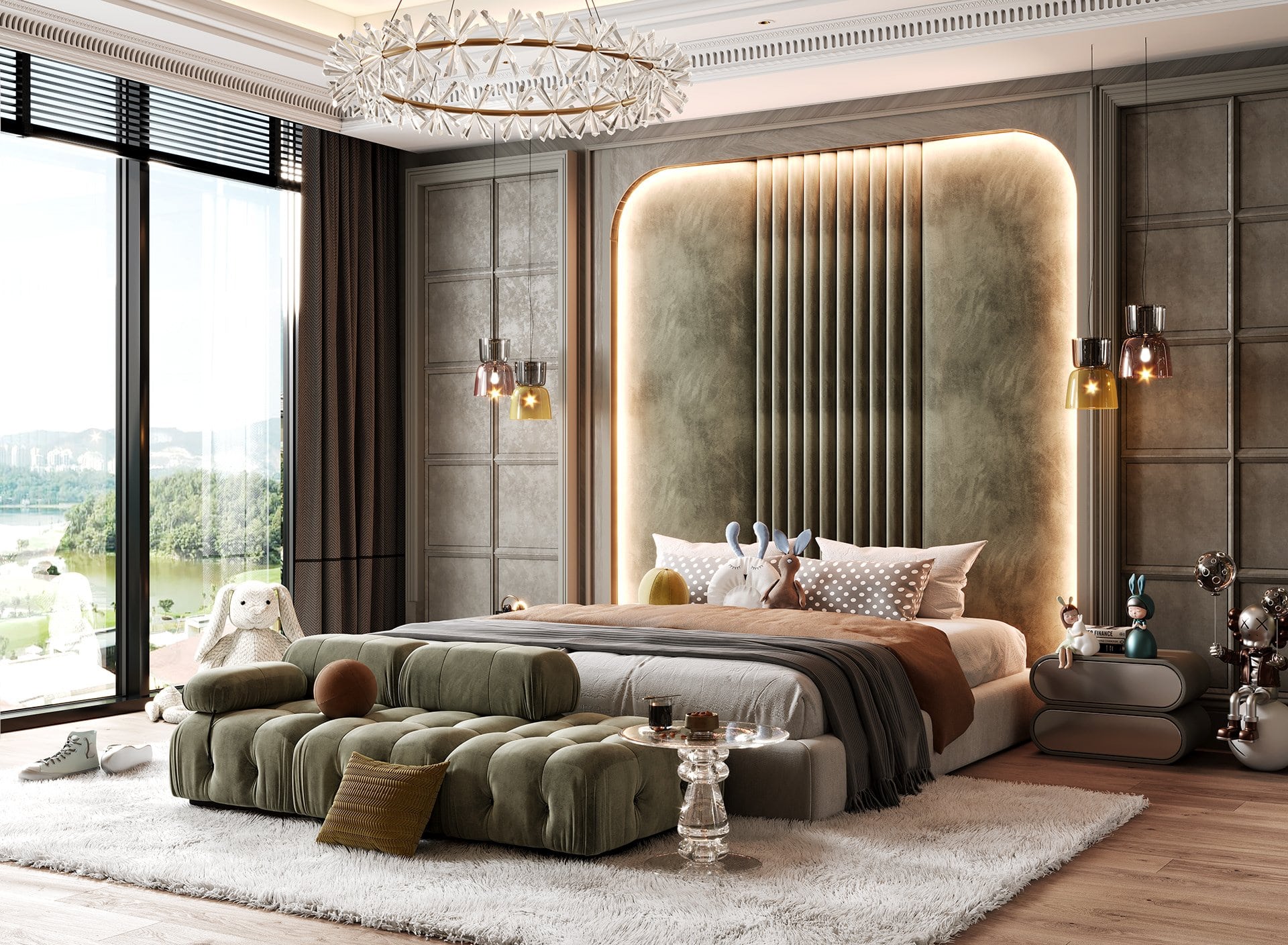 thiết kế nội thất modern luxury