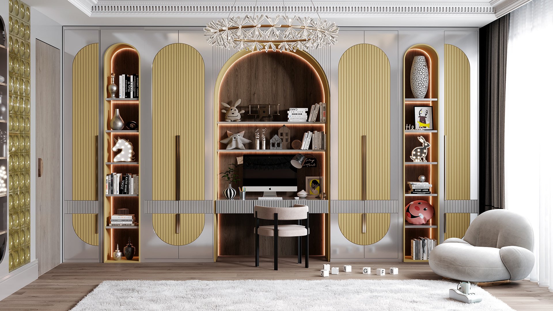 thiết kế nội thất modern luxury